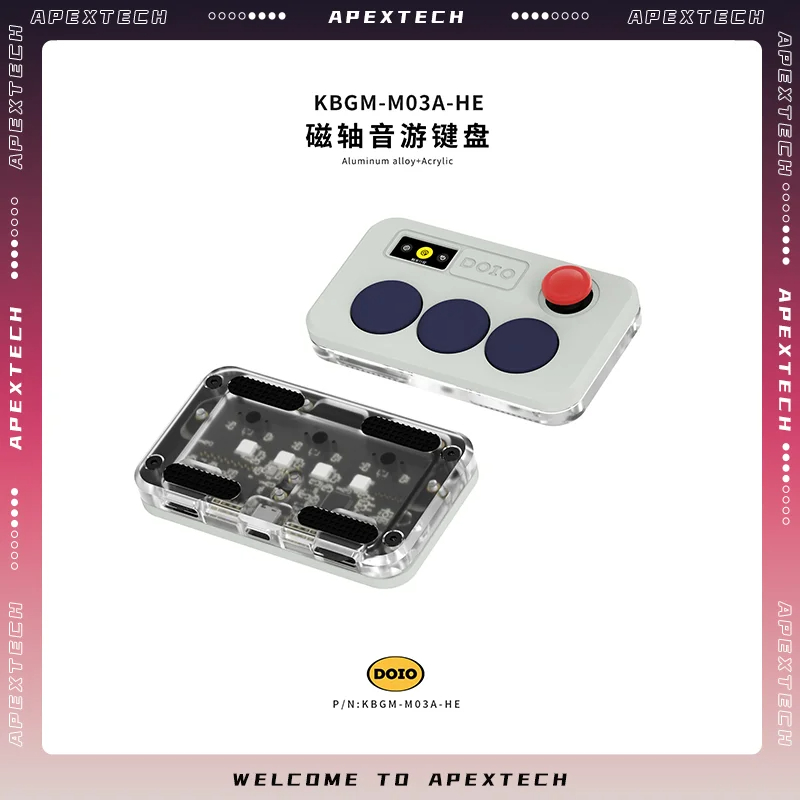 Gaming Console Uk - لوحة مفاتيح ألعاب DOIO KBGM-M03 HE