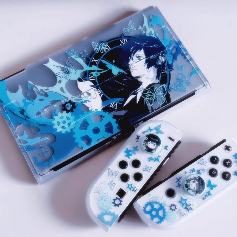Gaming Console Games - غطاء حماية صلب شبه شفاف بتصميم