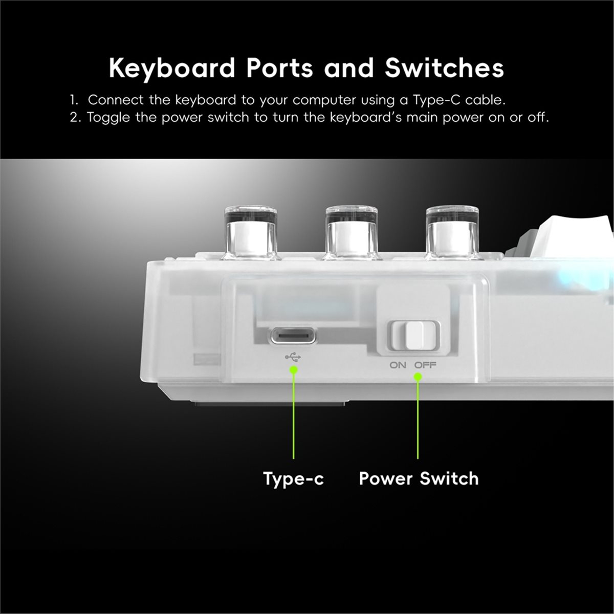 Gaming Console Keyboard - لوحة مفاتيح ميكانيكية مرئية بشاشة LCD