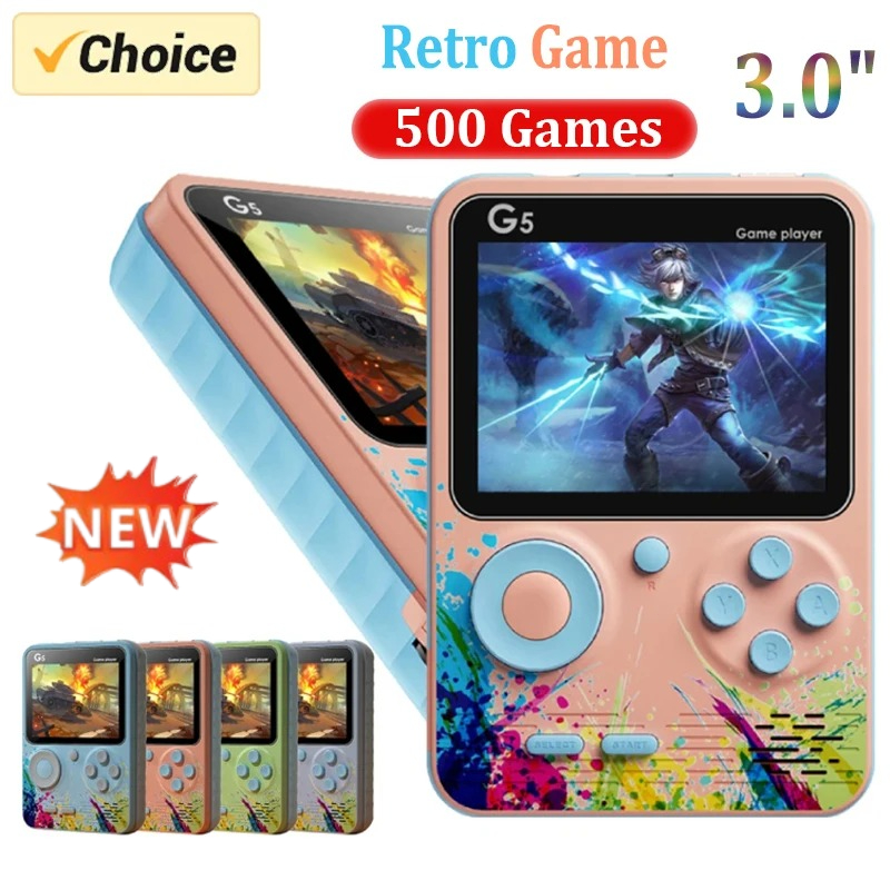 Gaming Console Under 500 - ماكارون G5 جهاز ألعاب محمول بتصميم