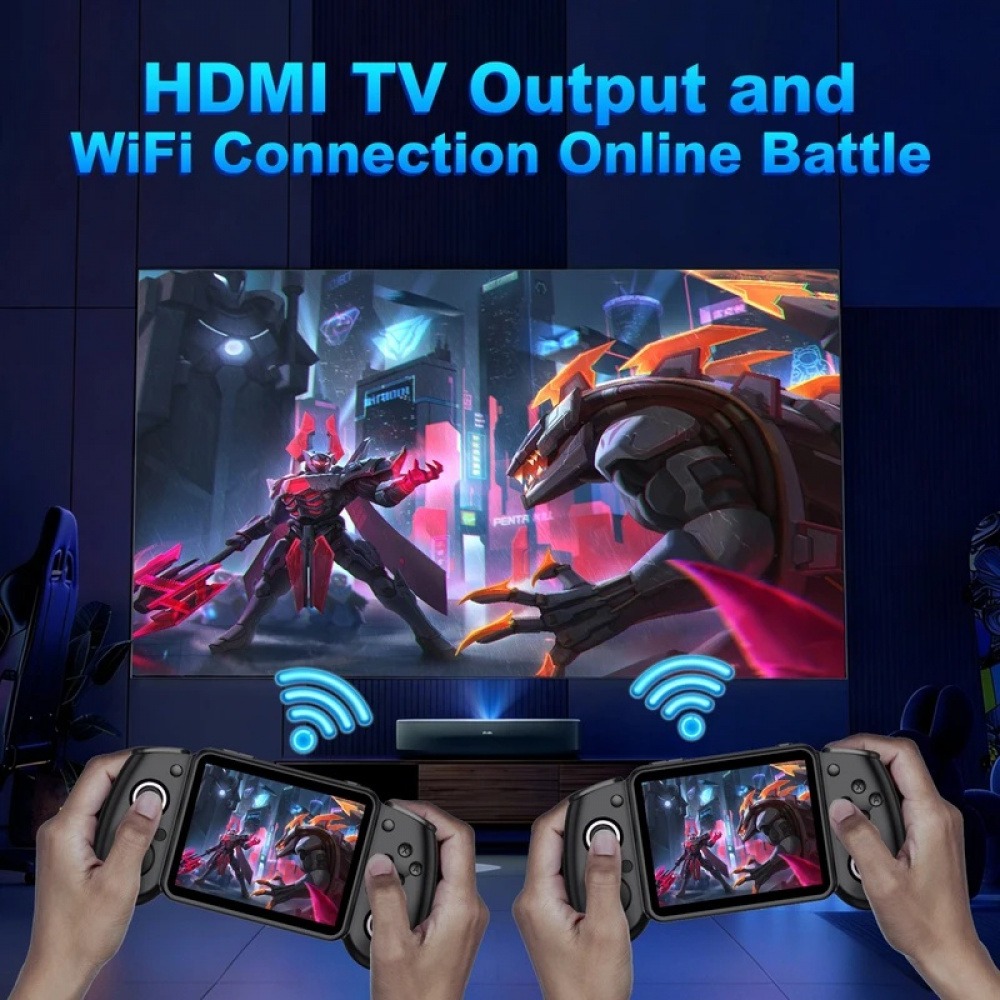 جهاز ألعاب محمول ريترو RG43H P - مراجعة Gaming Console Under 500 وسعره