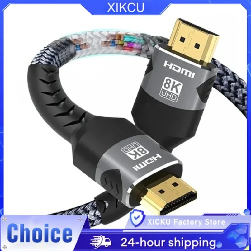كابل HDMI 2.1 مضفر بدقة 8K عال - مراجعة Gaming Console Definition وسعره