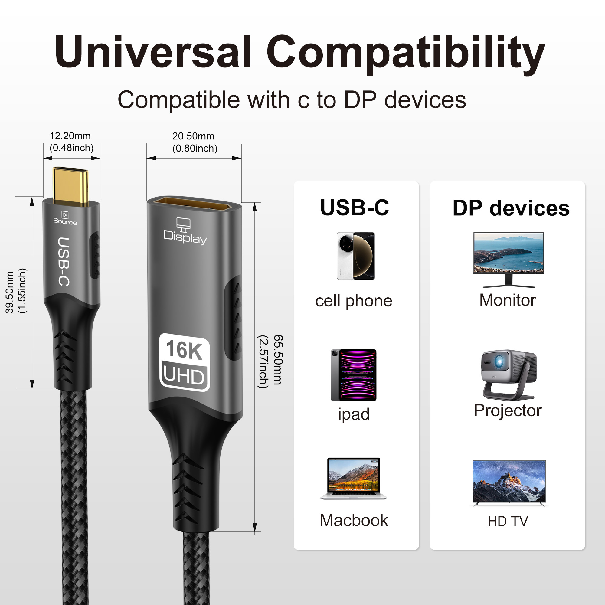 USB-C إلى Displayport محول 16K - مراجعة Gaming Console Bundle وسعره