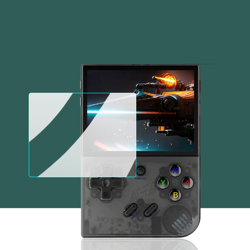 غطاء واقي للشاشة من الزجاج الم - مراجعة Gaming Console Anbernic وسعره