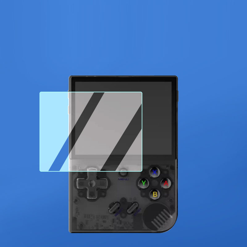 غطاء واقي للشاشة من الزجاج الم - مراجعة Gaming Console Anbernic وسعره
